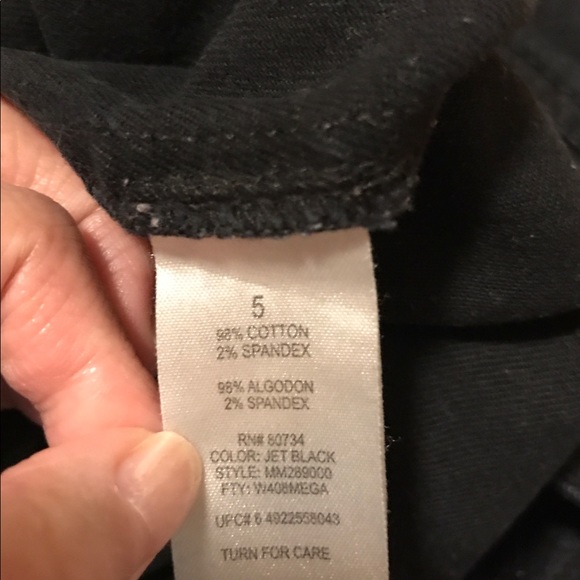 Miley Cyrus x Max Azria - black jeans - size 5 - Picture 4 of 11